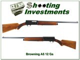 Browning A5 Light 12 65 Belgium Blond 26in IC - 1 of 4
