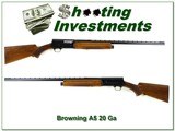 Browning A5 20 Ga 1970 Belgium 28in VR Modifed Exc Cond - 1 of 4