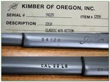 Kimber of Oregon Model 82 Classic 22 unfired and New in BOX! - 4 of 4