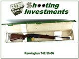 Remington 742 Custom Deluxe 30-06 1675 unfired in box! - 1 of 4