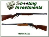 Marlin 39A 22 1951 made JM Marked, nice! - 1 of 4