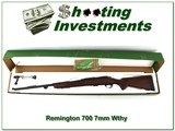 Remington 700 Classic 1991 made 7mm Weatherby Magnum in box! - 1 of 4