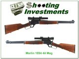 Marlin 1894 44 Mag JM marked w/ Weaver scope! - 1 of 4