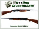 Browning Model 12 20 Ga Exc Cond - 1 of 4