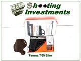 Taurus PT709 Slim 9mm Compact Carry LNIB 2 Mags Holster - 1 of 4