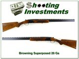 Browning Superposed 20 Gauge Lightning Belgium Blond collector! - 1 of 4