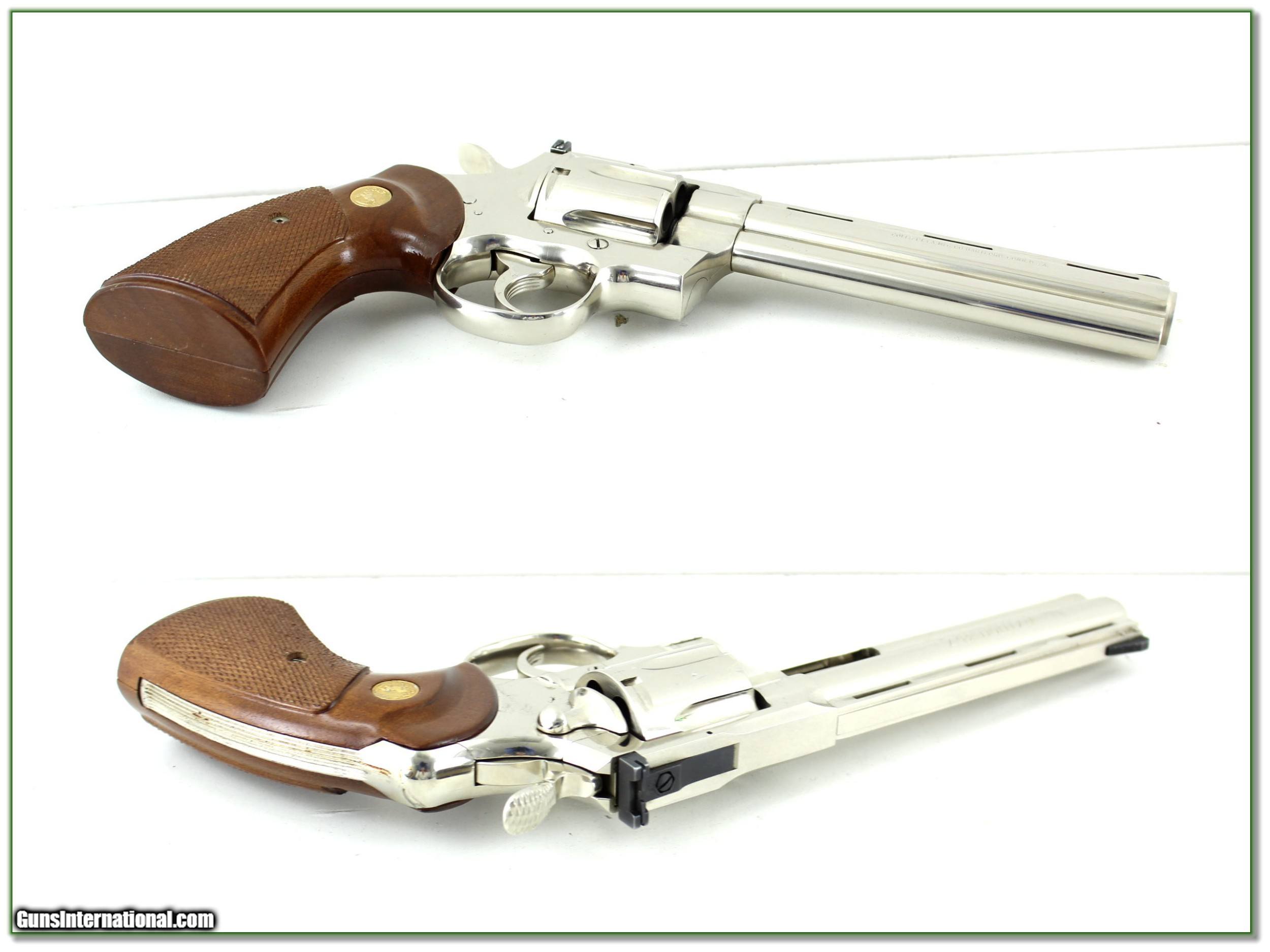 Colt Python 1975 made 6in Polished Stainless top condition!