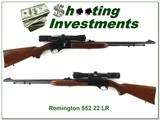 Remington 552 BDL Speedmaster 22 Semi Auto 1977 w/ Burris scope - 1 of 4