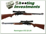 Remington 572 Fieldmaster 22 semi-auto with Leupold Gloss 4X - 1 of 4