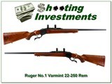 Ruger No.1 Varmint Red Pad Pre-warning 22-250 Rem - 1 of 4