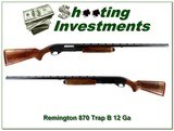 Remington 870 Wingmaster TB Trap B 12 gauge XX Wood 30in VR! - 1 of 4
