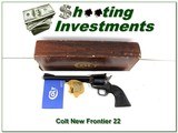 Colt New Frontier dual cylinder 22 22 Mag unfired in box! - 1 of 4