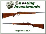 Ruger 77-22 22LR Exc Cond - 1 of 4