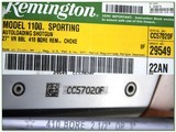 Remington 1100 Sporting 410 unfired in box 27in choke tubes! - 4 of 4