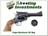 Ruger Blackhawk 4.5in 357 Mag 1976 Liberty model 2 cylinders - 1 of 4