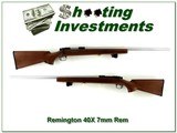 Remington 40-X single shot bench rest 7mm Rem - 1 of 4