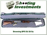Browning BPS 28 Ga Ducks Unlimited Engraved Silver receiver unfired - 1 of 4