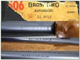 Browning 22 Auto 68 Belgium blond as new in box! - 4 of 4