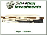 Ruger 77 Stainless Skeleton Zytel 300 Win ANIB! - 1 of 4
