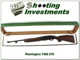 Remington 7400 270 win Exc Cond in box! - 1 of 4