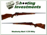 Weatherby Mark V Deluxe 270 Wthy mag - 1 of 4