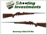 Browning A-Bolt II Medallion 270 Win - 1 of 4