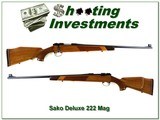 Sako Riihimaki Deluxe RARE 222 Magnum Bofers Steel! - 1 of 4