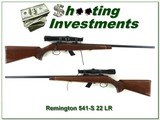 Remington 541-S 22 Auto Sporter with rare 3X Gloss Leupold - 1 of 4