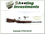 Anschutz Model 1710 D Master Grade 22LR Exc Con in box! - 1 of 4