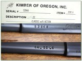 Kimber of Oregon Model 82 Classic 22 unfired and New in BOX! - 4 of 4