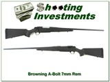 Browning A-Bolt II Stalker 7mm Rem Mag Exc Cond