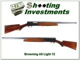 Browning A5 Light 12 61 Belgium collector 26in VR IC