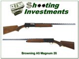 Browning A5 Magnum 20 Gauge made in Belgium in 1971 looks unfired