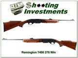 Remington 7400 Engraved in 270 Win - 1 of 4