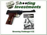 Browning Challenger II .22 LR Pistol W/ 6.75 Inch Barrel Made In 1978 - 1 of 4