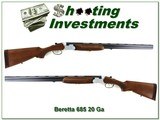 Beretta Model S 685 E 20 Gauge Exc Cond 28in barrels - 1 of 4