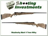Weatherby Mark V Ultralight 7mm Wthy Mag Exc Cond! - 1 of 4