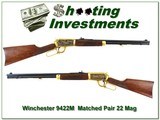 Winchester 1 of 1000 Matched set 94 30-30 9422M 22 Magnum - 1 of 4
