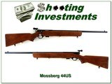 Mossberg Model 44US 22 LR U.S. Property Marked Collector!