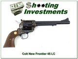 Colt SAA New Frontier 7.5in unfired 45 LC - 1 of 4