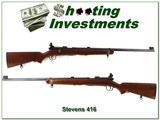 Stevens 416 Marked US Property training rifle 26in heavy barrel - 1 of 4