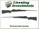 Browning A-Bolt II Stalker 7mm Rem Mag Exc Cond - 1 of 4