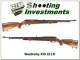 Weatherby XXII 22 Auto early Tube Honey Blond - 1 of 4