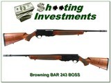 Browning BAR Safari 243 with RARE BOSS Top Condition!!!! - 1 of 4