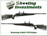 Browning A-Bolt II Eclipse in 270 Win with BOSS! - 1 of 4