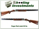 Ruger Red Label 20 Ga Exc Cond - 1 of 4