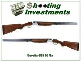 Beretta Model S 685 E 20 Gauge Exc Cond 28in barrels - 1 of 4