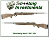 Weatherby Mark V Super Varmintmaster hard to find 243 Win - 1 of 4