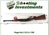 Ruger No.1 Tropical RARE 9.3x74R unfired in box!