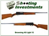 Browning A5 Light 12 62 Belgium 26in IC Blond - 1 of 4